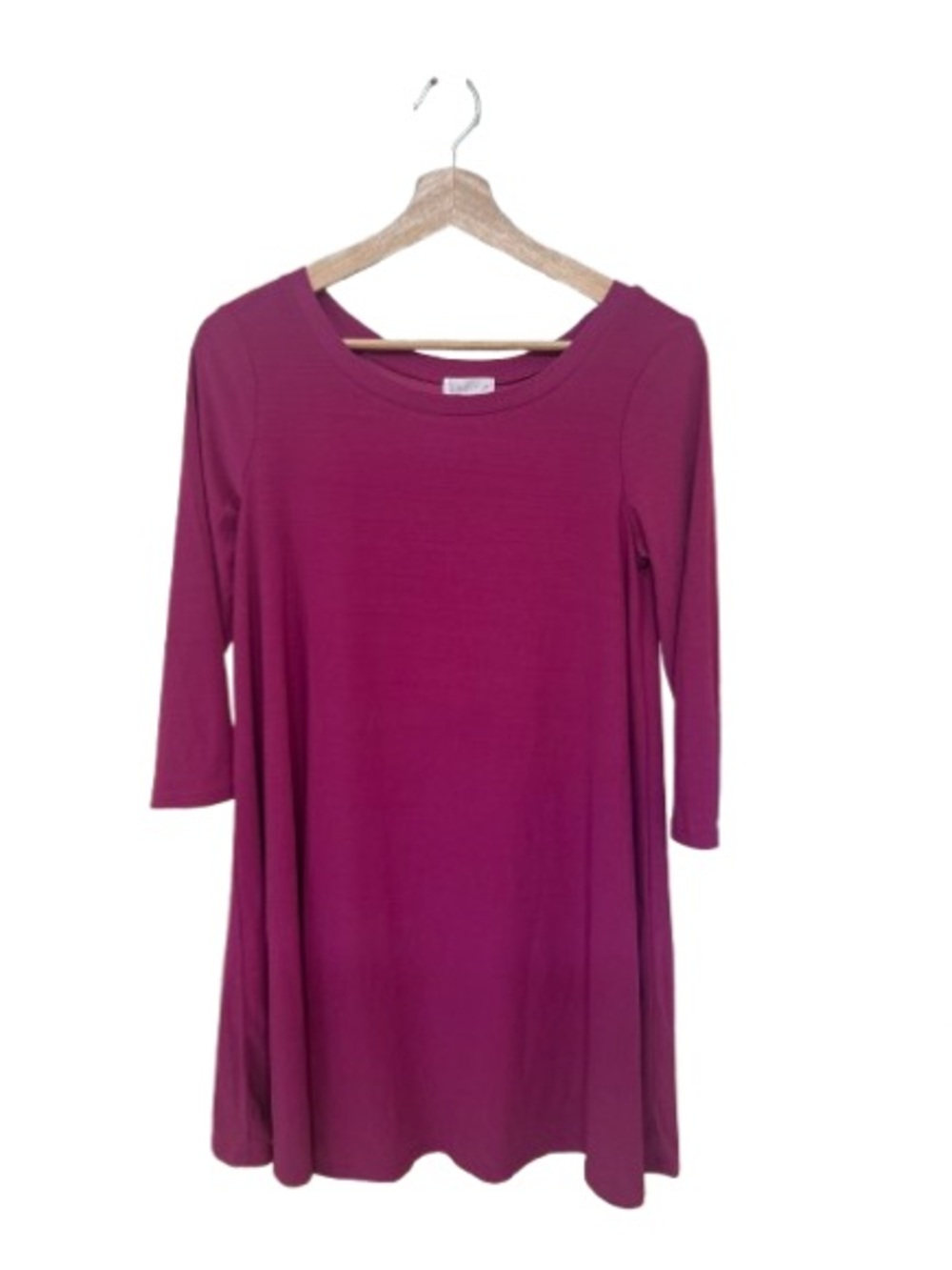 Leith Pink Plumier Round Neck Dress